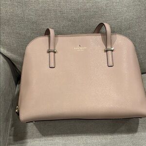 Kate Spade Beige-Pink Satchel Bag
